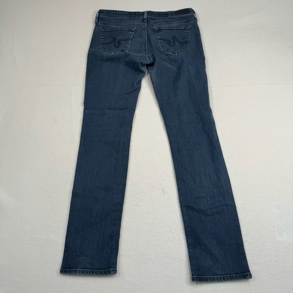 Adriano Goldschmied The Stevie Slim Straight Jean Womens Size 29 Low Rise Dark - Picture 4 of 15